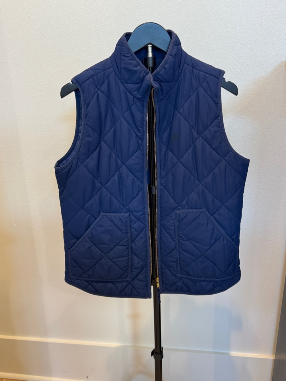 J.‎ Crew Navy Quilted Vest Jacket